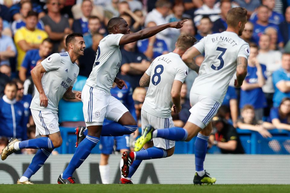  Cardiff took an early lead against Chelsea but eventually succumbed to a 4-1 defeat