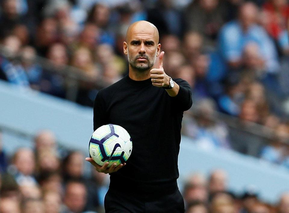  Pep Guardiola led City to dominate in England last season