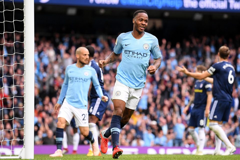  Raheem Sterling scored his third Premier League goal of the season in victory over Fulham