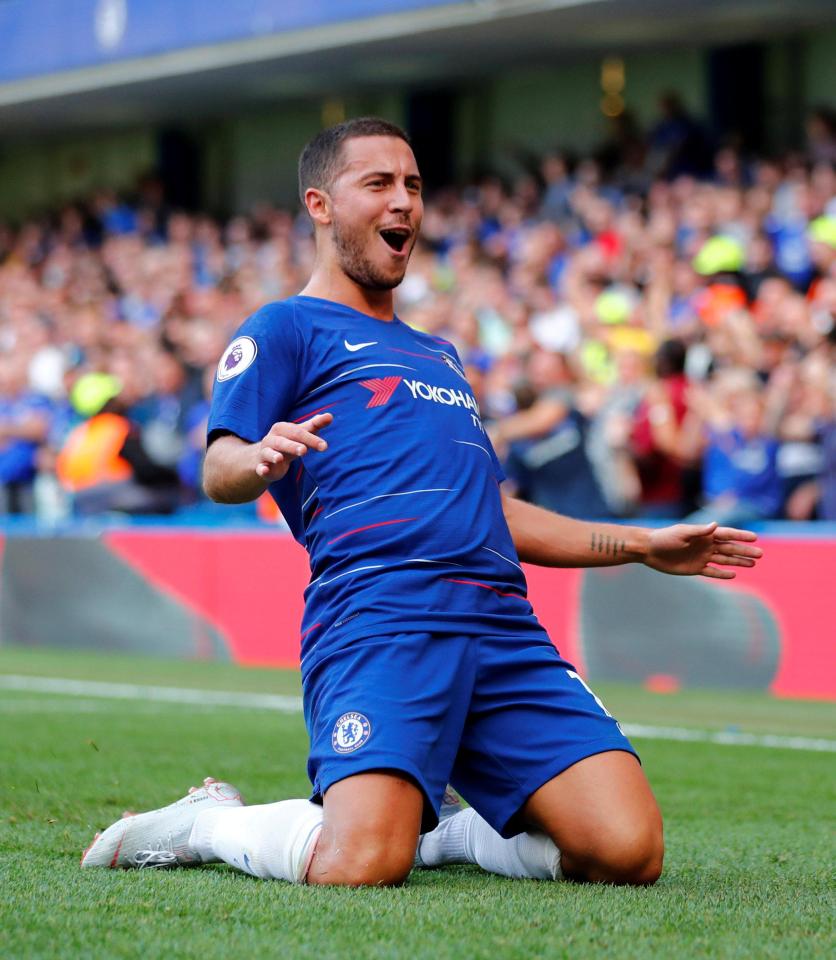  Chelsea star Eden Hazard has enjoyed a blistering start to the season