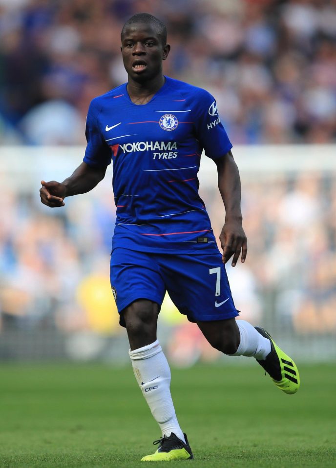  Kante played the full game as Chelsea defeated Cardiff at Stamford Bridge