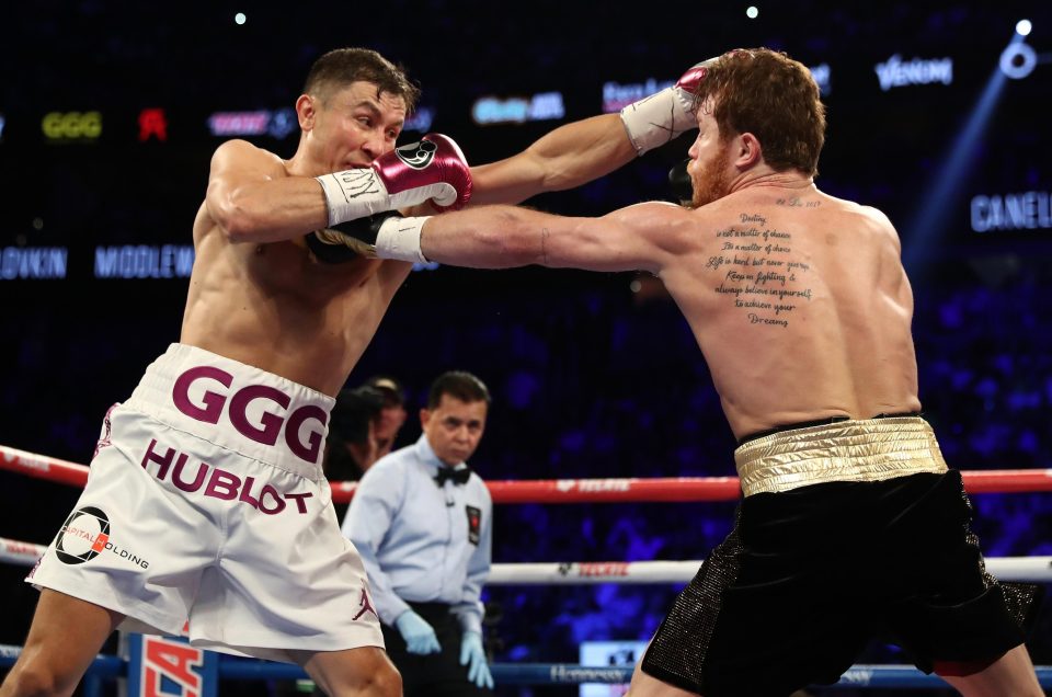 Canelo lands a jab on Golovkin