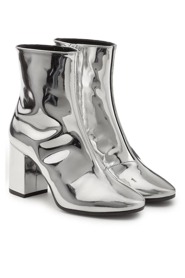  The Balenciaga metallic boots are a pricey £595