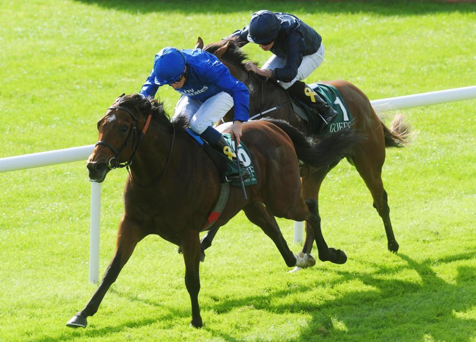  Quorto gets the better of Anthony Van Dyck in the National Stakes