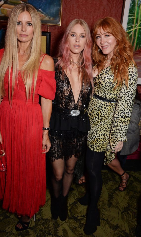  Mary partied alongside the Laura Bailey and Charlotte Tilbury at the bash