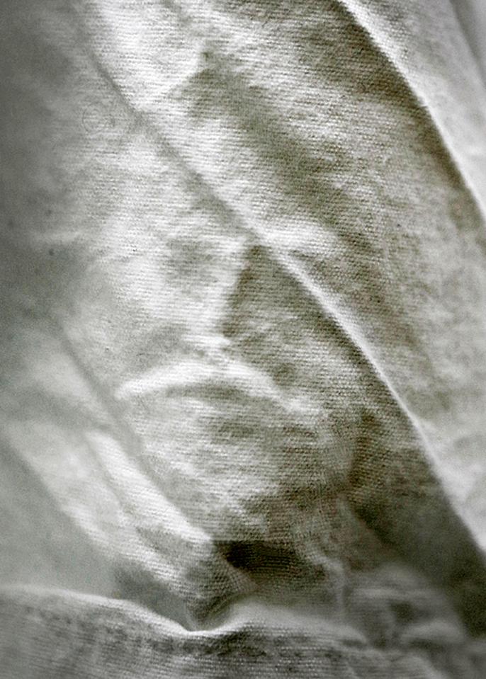  Jesus' face was spotted in the creases and shadows of some living room curtains