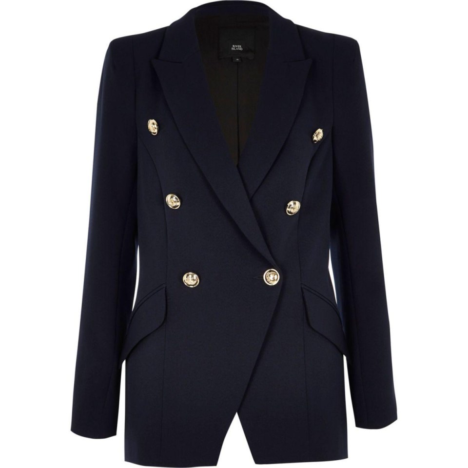 River Island has a £70 navy jacket that looks extremely similar