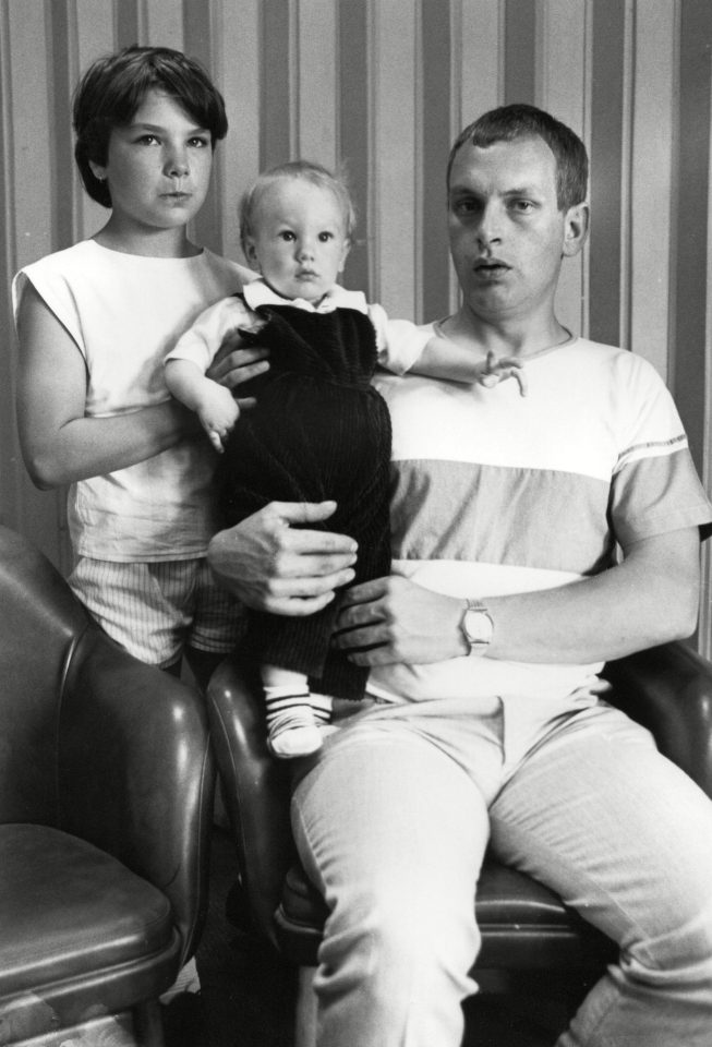  Marie had been to visit husband Adrian, right, and was driving home with sister Georgina, left, and son Mark, middle