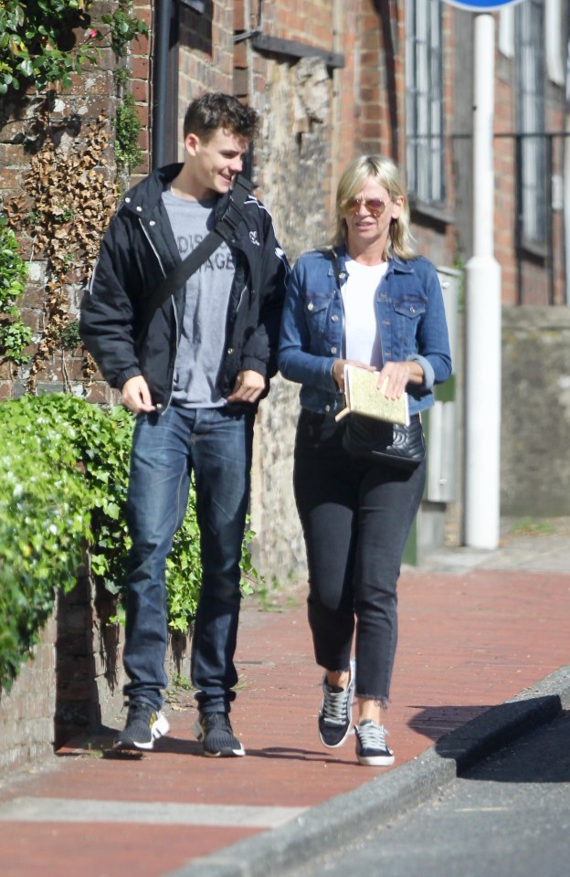 She was seen out and about with her 17-year-old from her marriage to Norman Cook