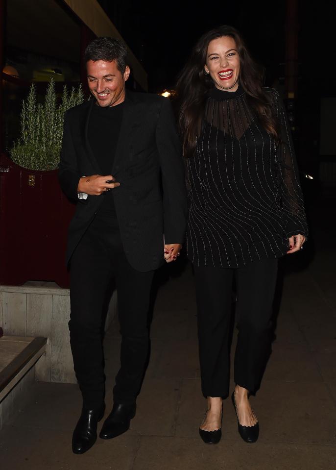  Dave was joined by his wife Liv Tyler