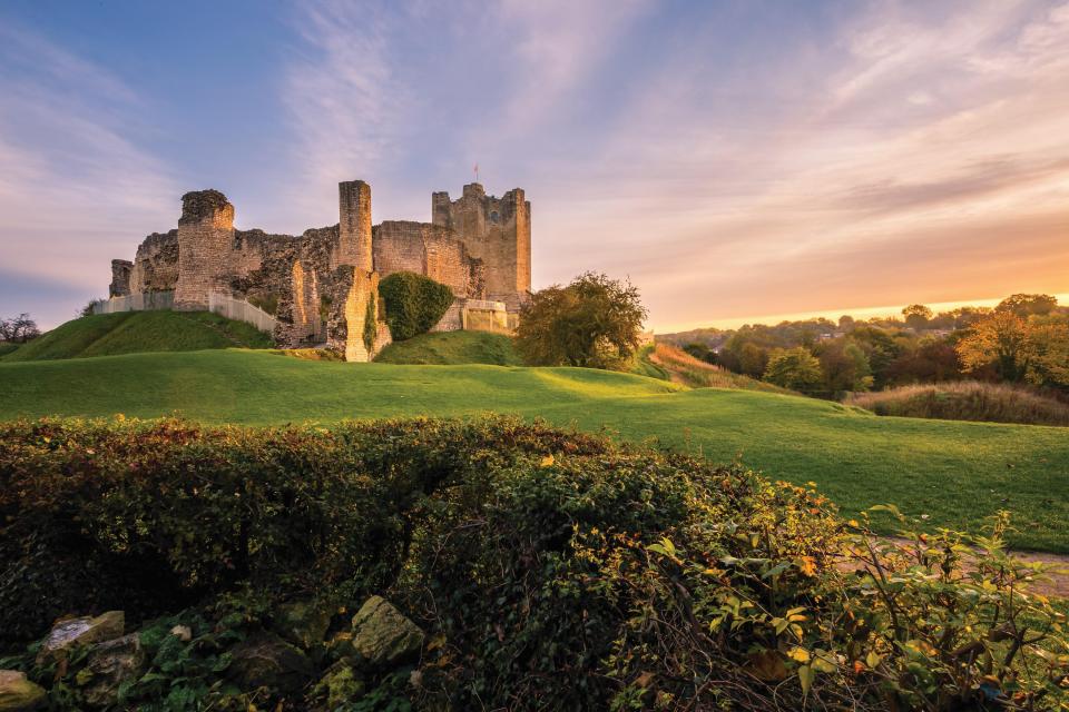  Conisborough Castle, in Doncaster, which inspired Sir Walter Scott's Ivanhoe