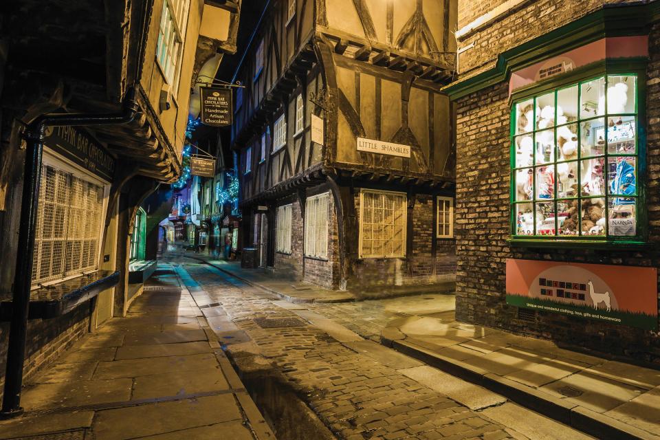  Little Shambles, a much-photographed street in York