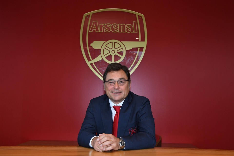 Raul Sanllehi is the new head of football at Arsenal