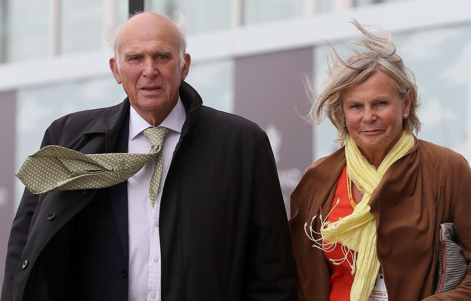  Vince Cable arriving at the Brighton Centre for his party conference speech