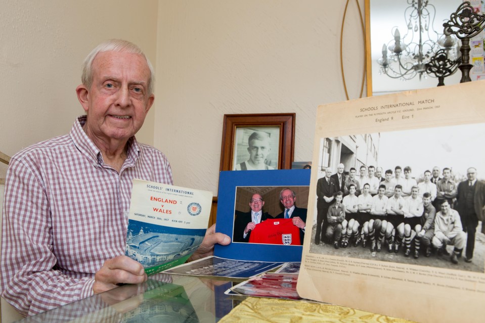 Halesowen Town owner Colin Brookes shows off his impressive collection of memorabilia