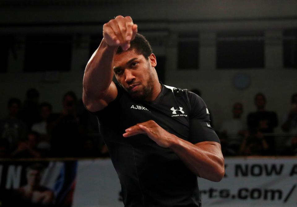  Joshua takes on Russian Alexander Povetkin at Wembley on Saturday night