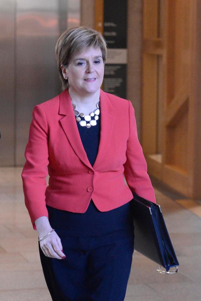  First minister Nicola Sturgeon has called for all parties to condemn the incident