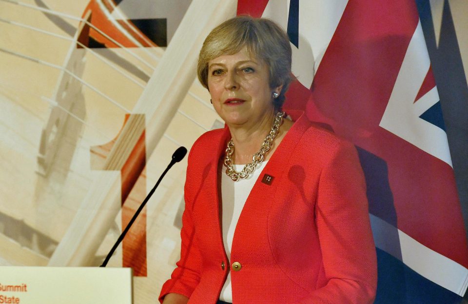  The British Prime Minister received an icy reception when she met with the EU Council in Salzburg