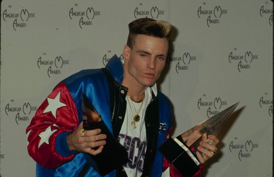 The popstar, is famous for his hit Ice, Ice Baby