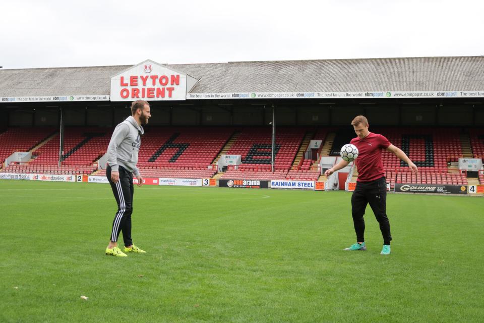  Leyton Orient star James Dayton was blown away by Andrew's skill