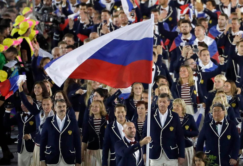  Russia were originally banned for three years for doping offences in sport