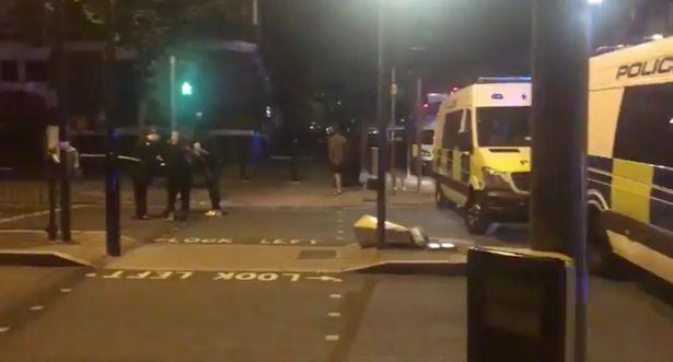  Police were called to Essex Road, Highbury, in North London, to reports of shots being fired