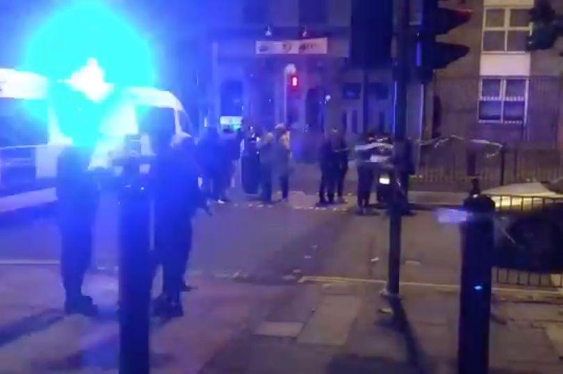  Police were called to Essex Road, Islington, at 9.30pm on Thursday