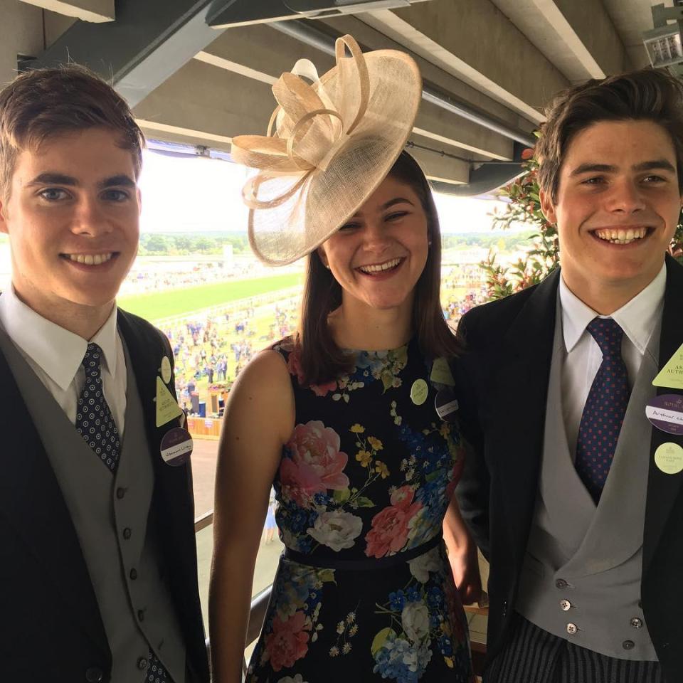  Arthur took Lizzie to Ascot this year, where she mingled with royalty