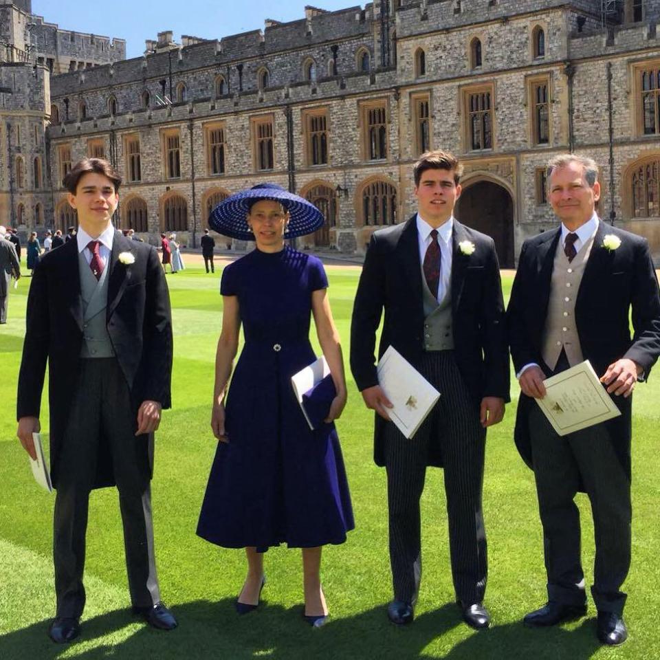  Arthur and his family attended Prince Harry and Meghan Markle's wedding in May