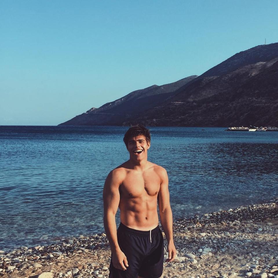  Arthur holidayed in Greece over the summer