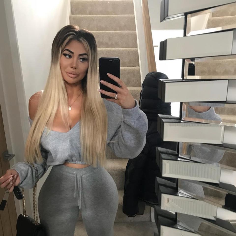  Chloe Ferry sparked rumours that she had got engaged to her boyfriend Sam Gowland when she flashed a ring on her wedding finger