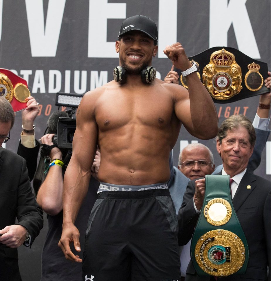  Anthony Joshua has vowed to be fast on his feet against Alexander Povetkin