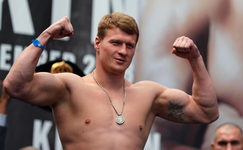  Alexander Povetkin says he's in the best shape of his life at just under 16 stone