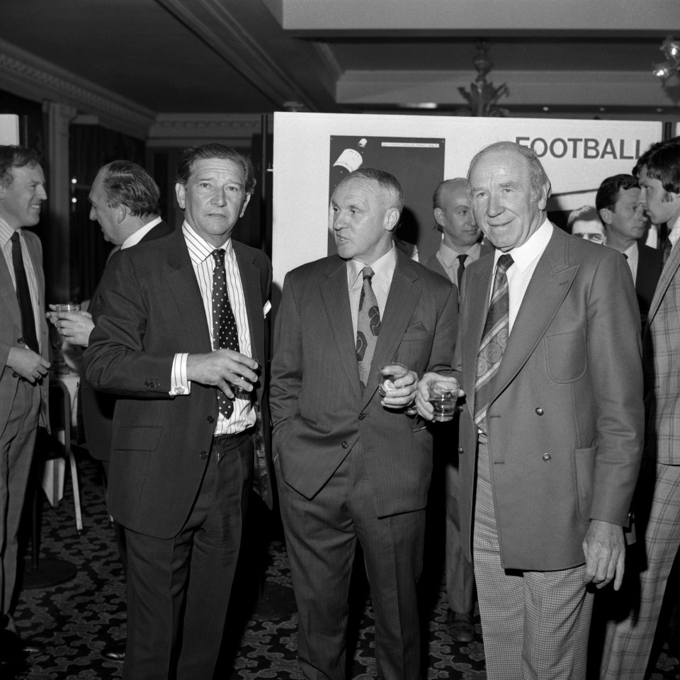 Not many people have turned down both Bill Shankly, centre, and Matt Busby, right