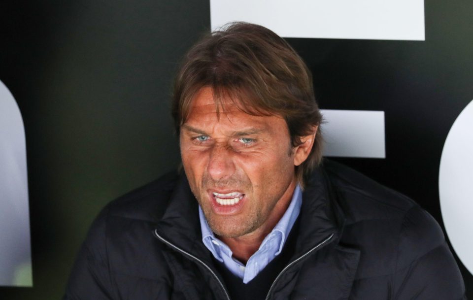  Antonio Conte was spotted at Craven Cottage