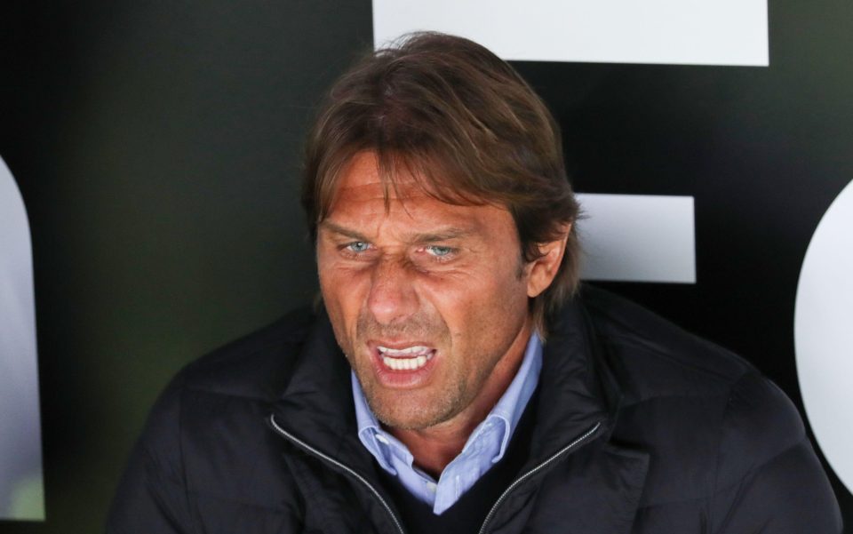  Antonio Conte was watching on at Craven Cottage