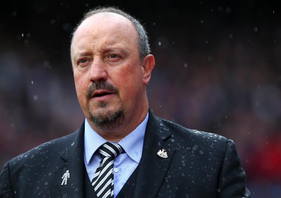  Newcastle boss Benitez says the fan "made a mistake"