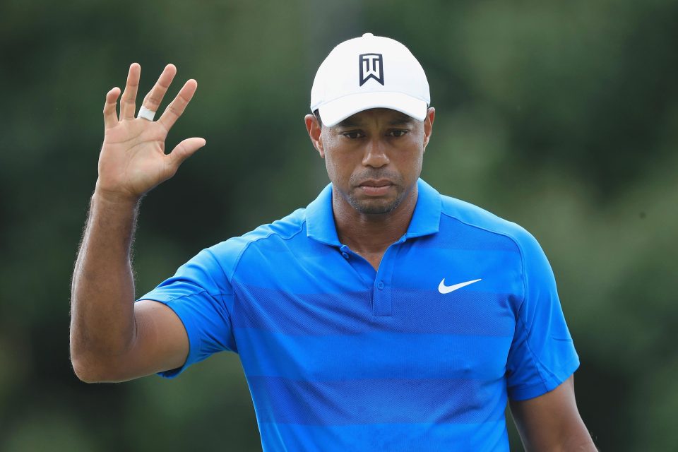  Tiger Woods was in the zone on Saturday at the Tour Championship