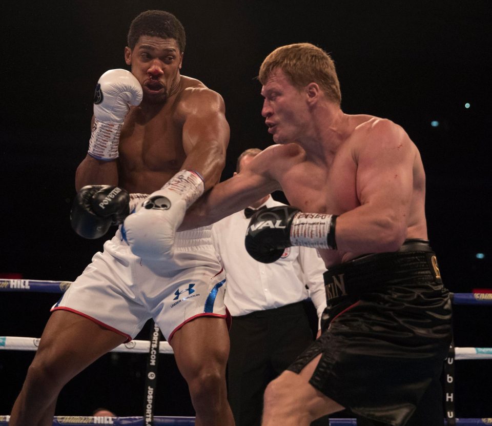  Anthony Joshua bounced back after a shaky start to the fight