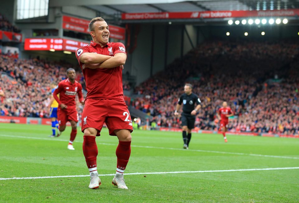  Xherdan Shaqiri has made a promising start to life in Liverpool