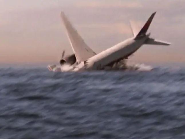 The Malaysia Airlines plane smashed into the Indian Ocean