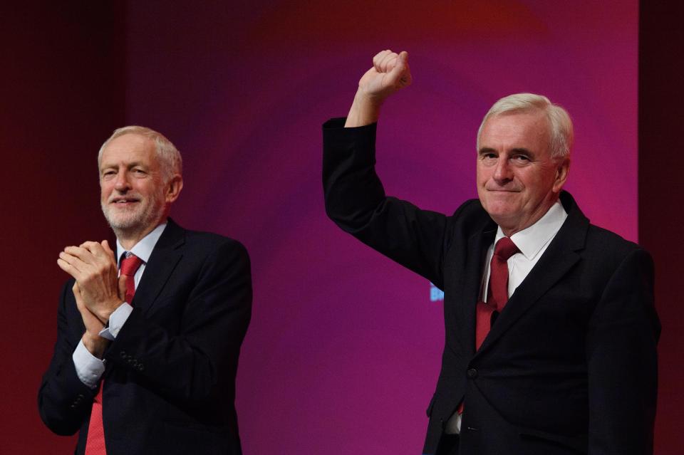  Shadow Chancellor John McDonnell said he will force companies with more than 250 employees to hand over a ten per cent share of their firm to workers and the state