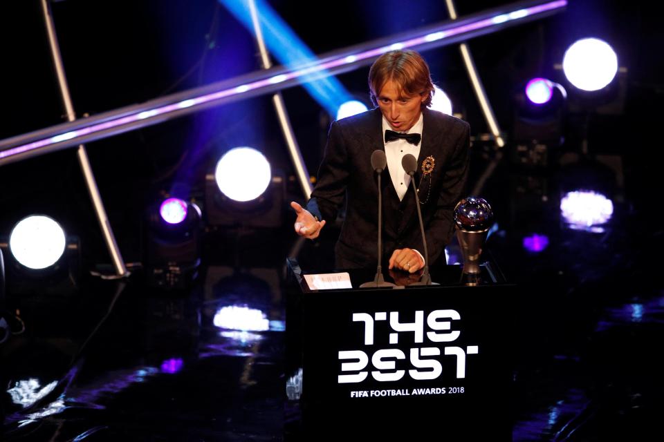  Luka Modric is the favourite for the Ballon d'Or after winning Fifa's The Best this year