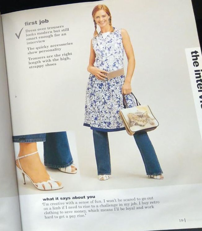  Pages from Trinny and Susannah's 2004 book What Not to Wear have emerged online