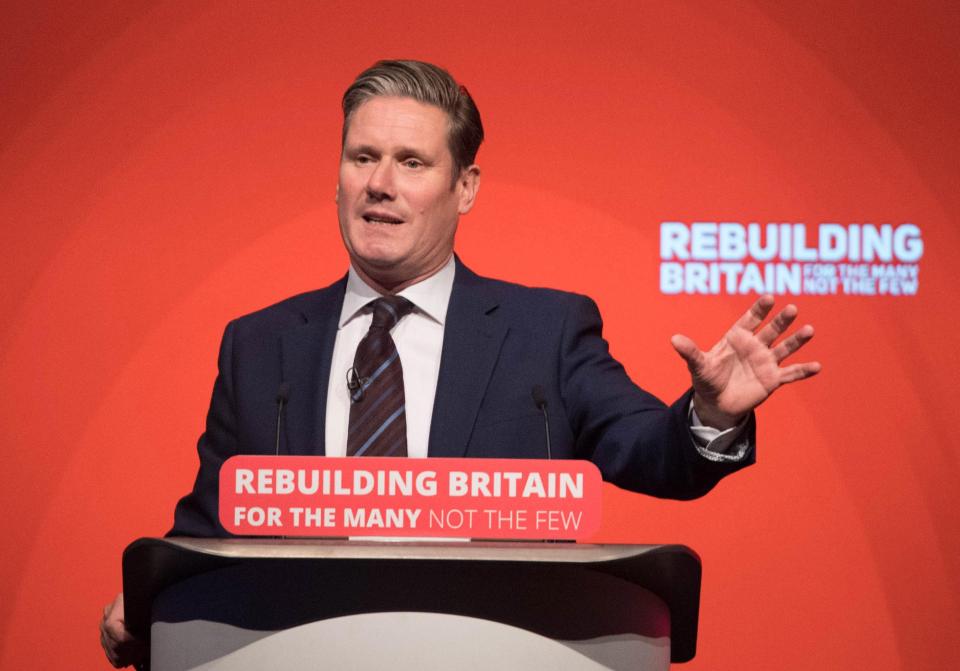  But Labour's Keir Starmer told the Labour Party Conference that Remain was still an option