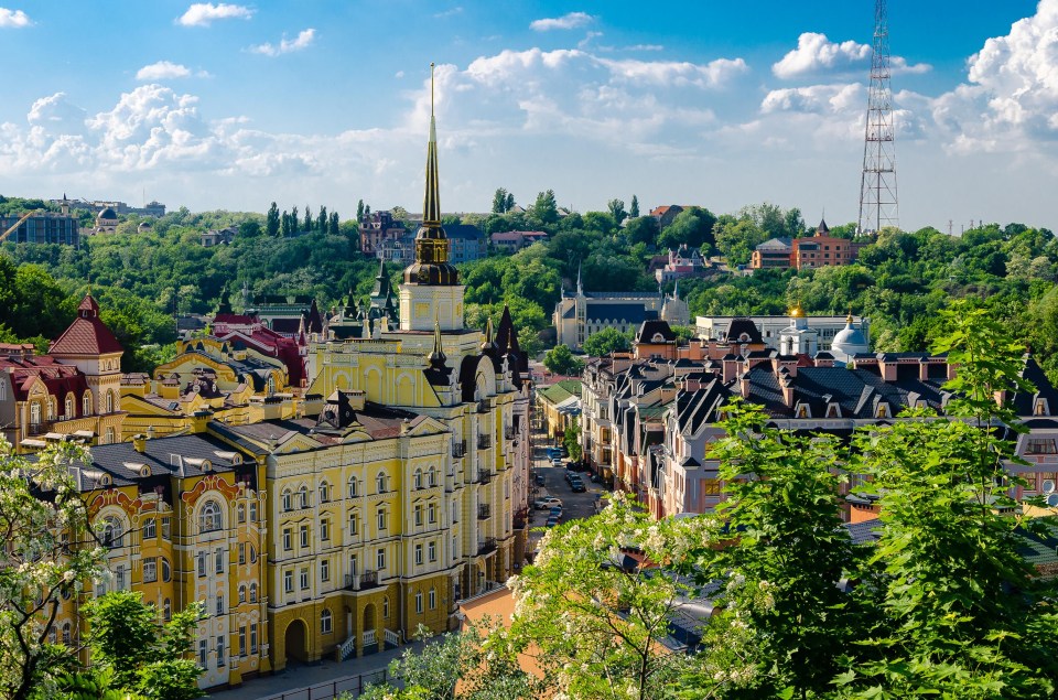 Kiev in the Ukraine comes in second place, and is an affordable option for Brits