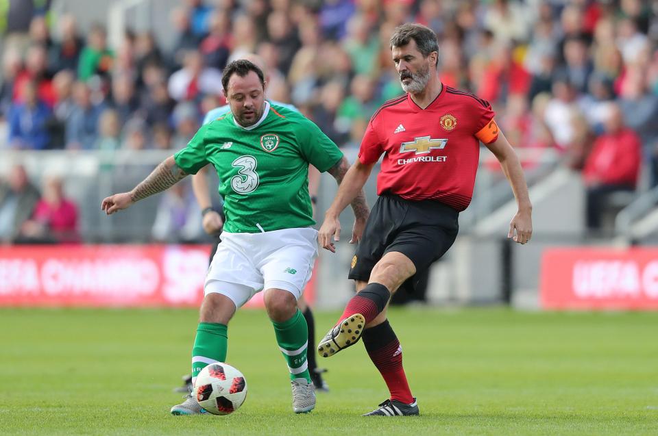  Player-manager Roy Keane put himself on the pitch in the second half