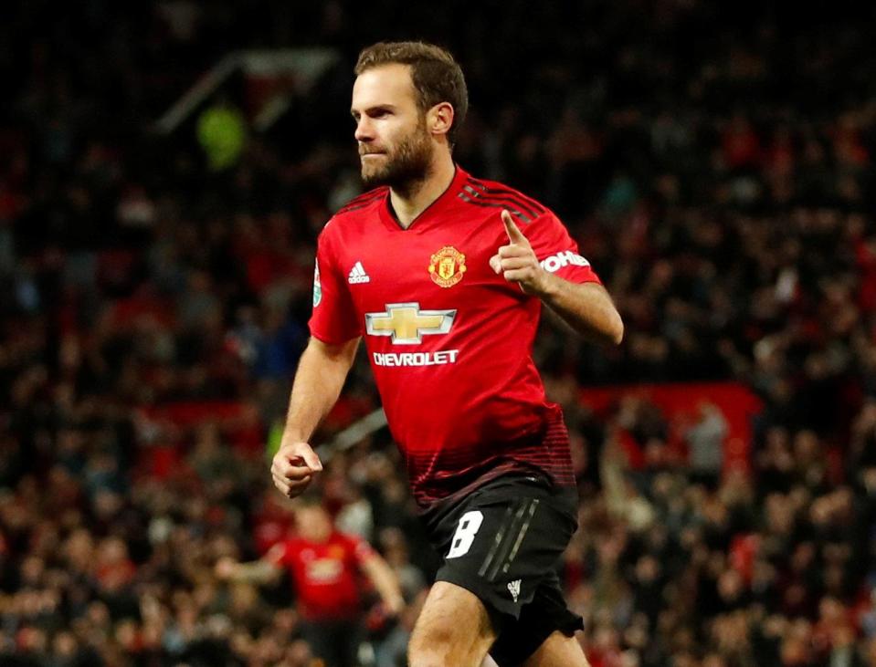  Juan Mata returned to haunt his former Chelsea team-mate Frank Lampard by scoring the opener