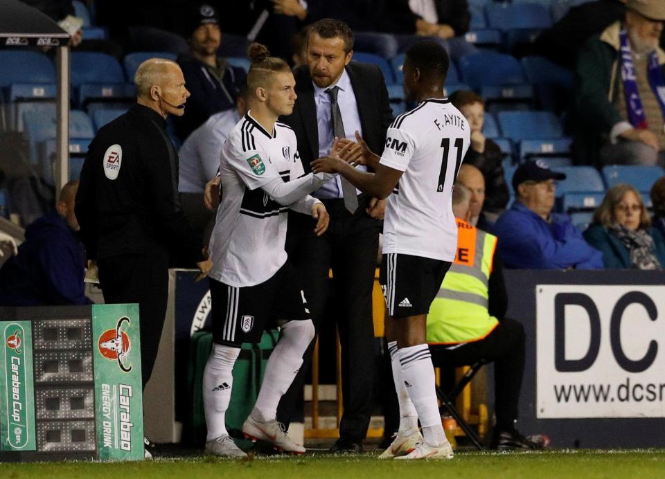  Elliott made his debut aged just 15 in the Carabao Cup for Fulham