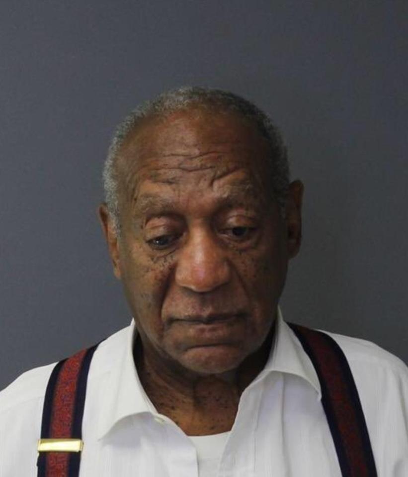  Shamed Bill Cosby's booking mugshot after he was processed at the Montgomery County Jail